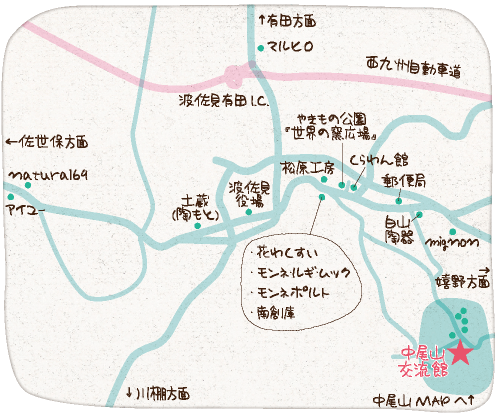 MAP_中尾山