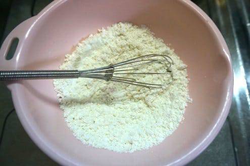 小麦粉と片栗粉