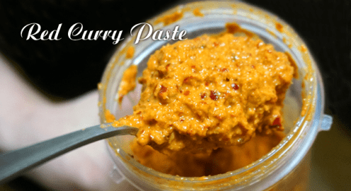 タイの食材だけで作ってみたよ！本格レッドカレーペーストの作り方